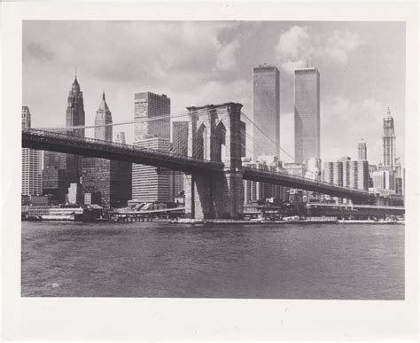 twin towers brooklyn bridge metal frame on wooden box electric|Construction of the World Trade Center .